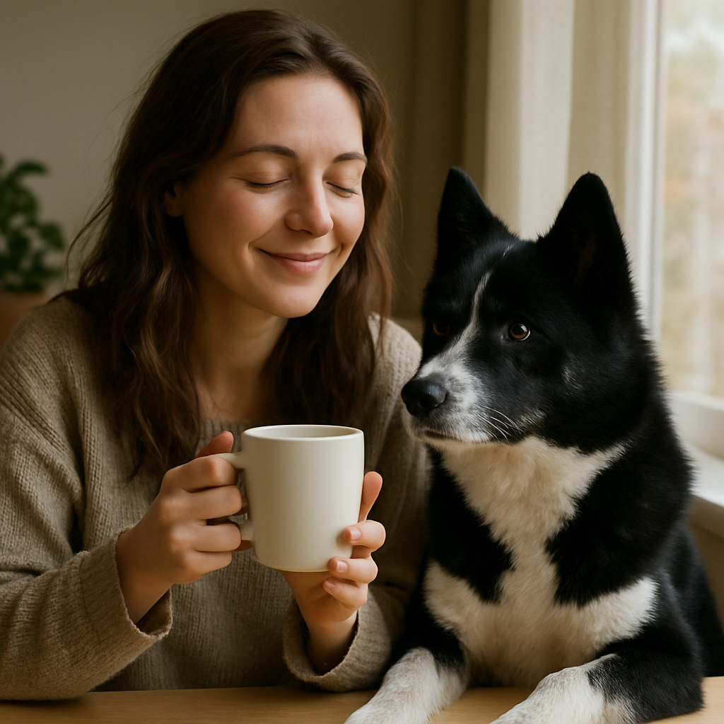Karelian Bear Dog 11oz Ceramic Coffee Mug – Brave & Loyal Dog Lover Gift