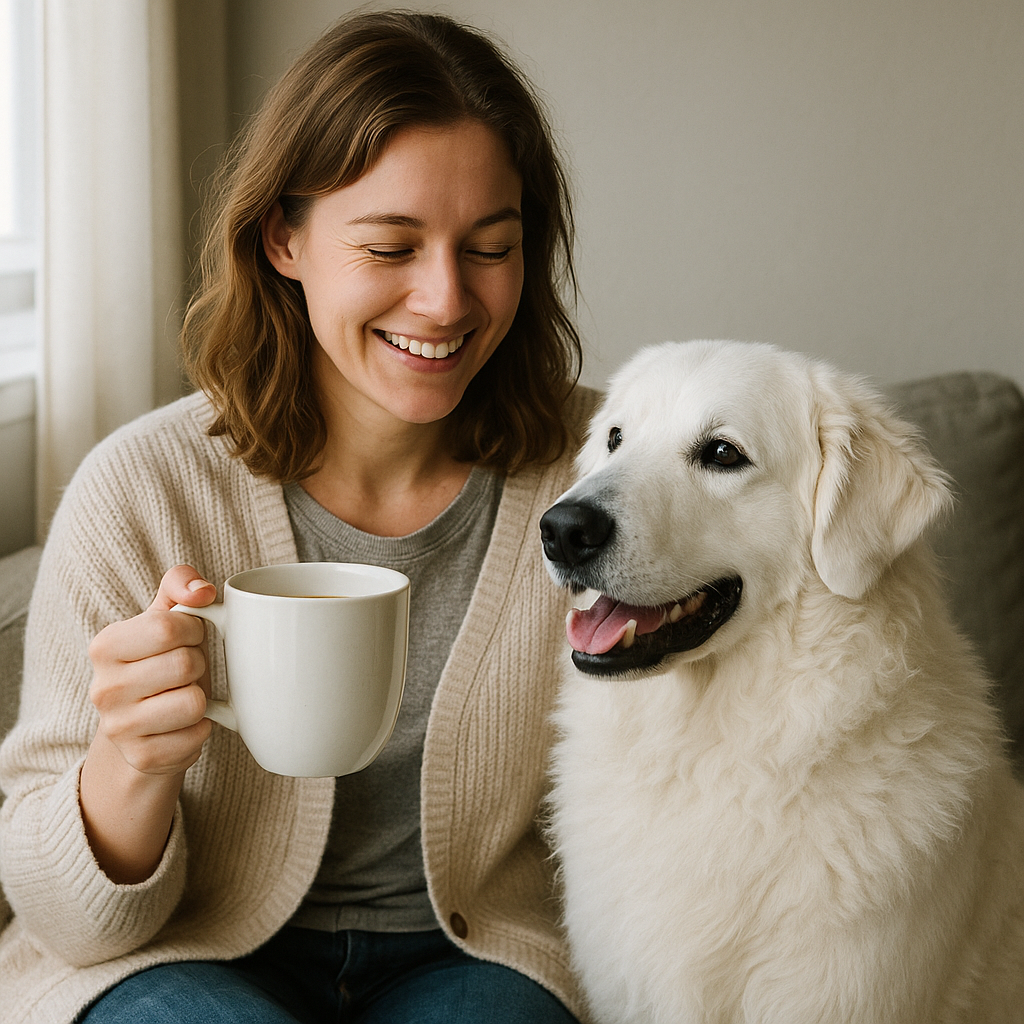 Kuvasz Coffee Mug | 11oz Ceramic Hungarian Guardian Dog Cup