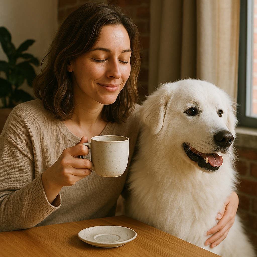Maremma Sheepdog Coffee Mug – Loyal Guardian Gift – Watercolor Maremma Sheepdog Art