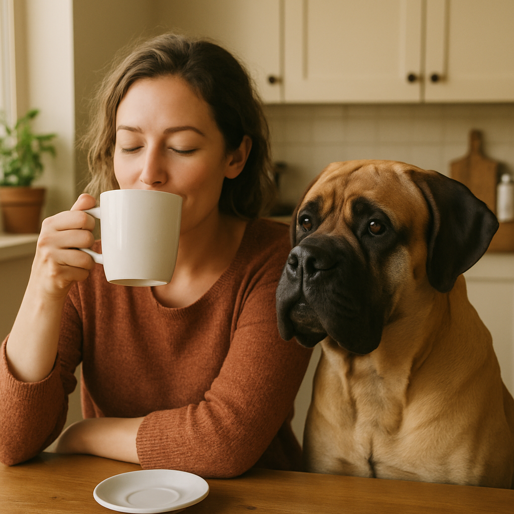 Mastiff Coffee Mug – Gentle Giant Gift – Watercolor Mastiff Art