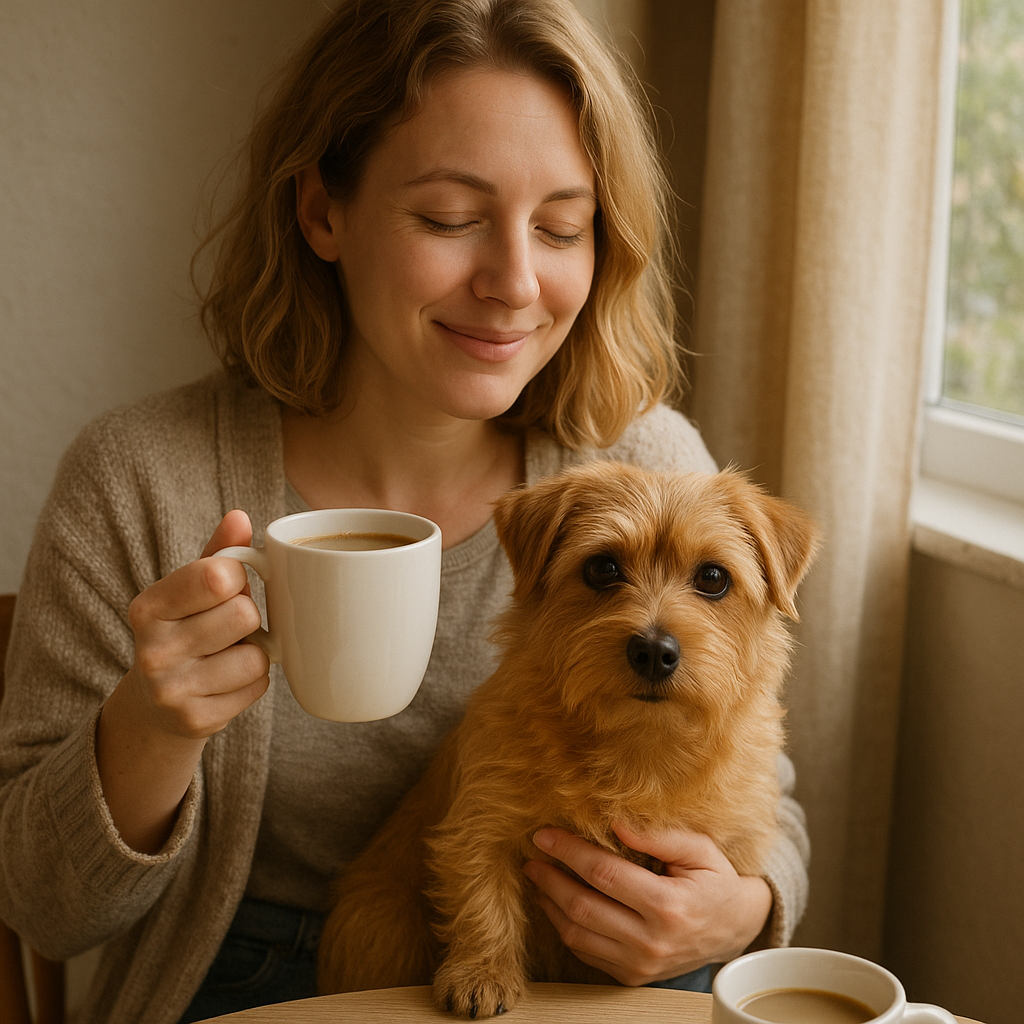 Norfolk Terrier Coffee Mug – Adorable Dog Lover Gift – Watercolor Norfolk Terrier Art