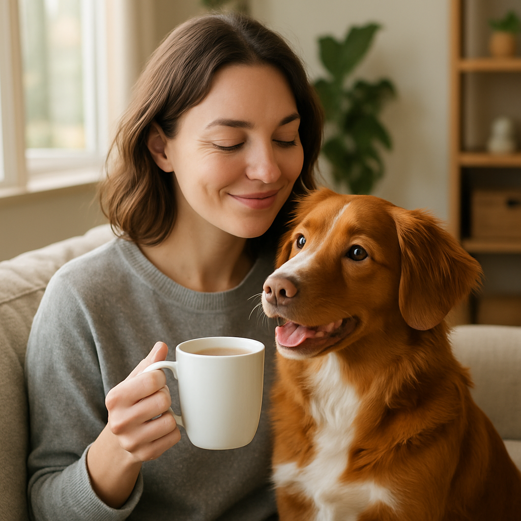 Nova Scotia Duck Tolling Retriever Coffee Mug – Vibrant Dog Lover Gift – Watercolor Toller Art