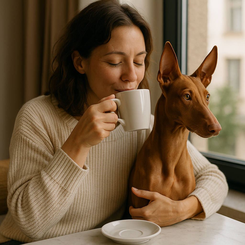Pharaoh Hound Coffee Mug – Elegant Egyptian Dog Lover Gift – Watercolor Pharaoh Hound Art