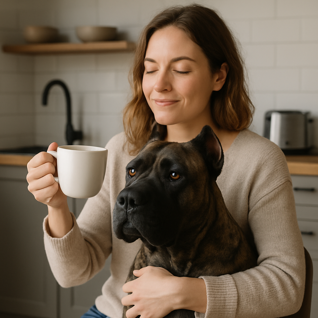 Presa Canario Coffee Mug – Strong Dog Lover Gift – Watercolor Presa Canario Art