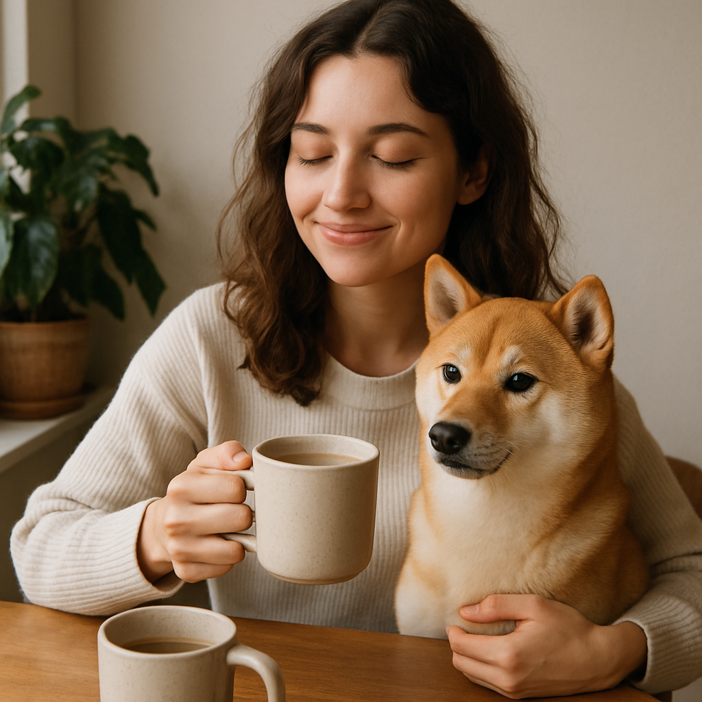 Shiba Inu Coffee Mug – Adorable Dog Lover Gift – Watercolor Shiba Inu Art
