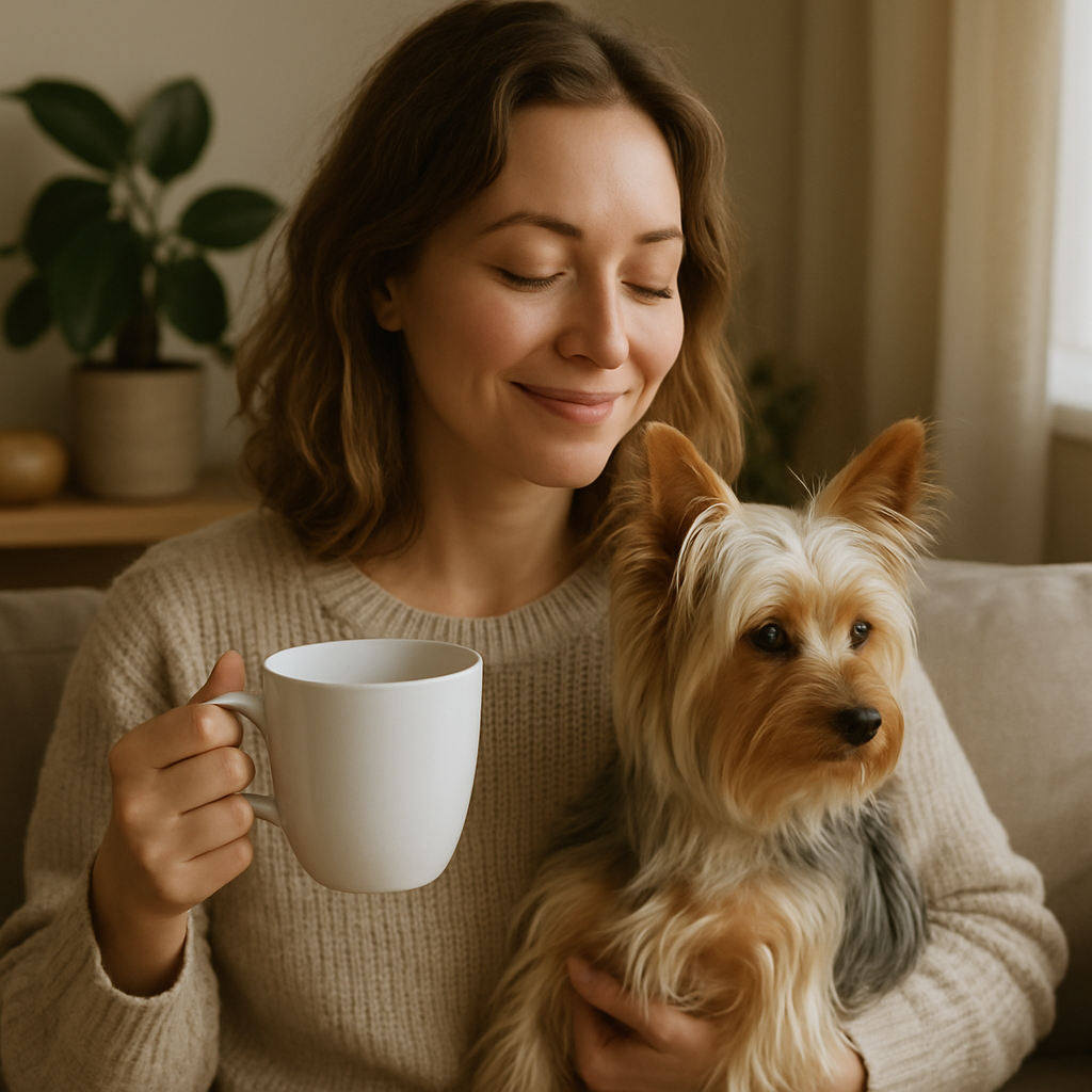 Silky Terrier Coffee Mug – Cute Dog Lover Gift – Watercolor Silky Terrier Art