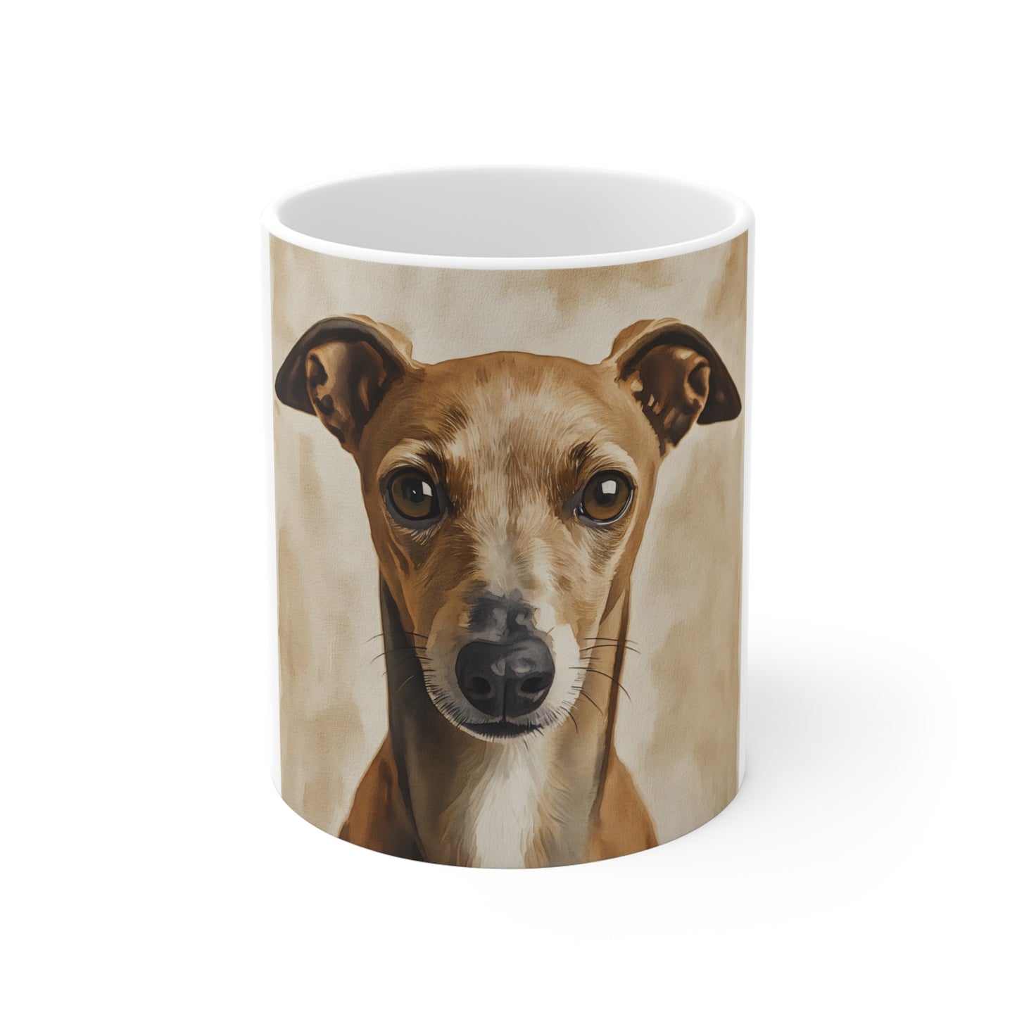 Italian Greyhound 11oz Ceramic Coffee Mug – Elegant & Playful Dog Lover Gift