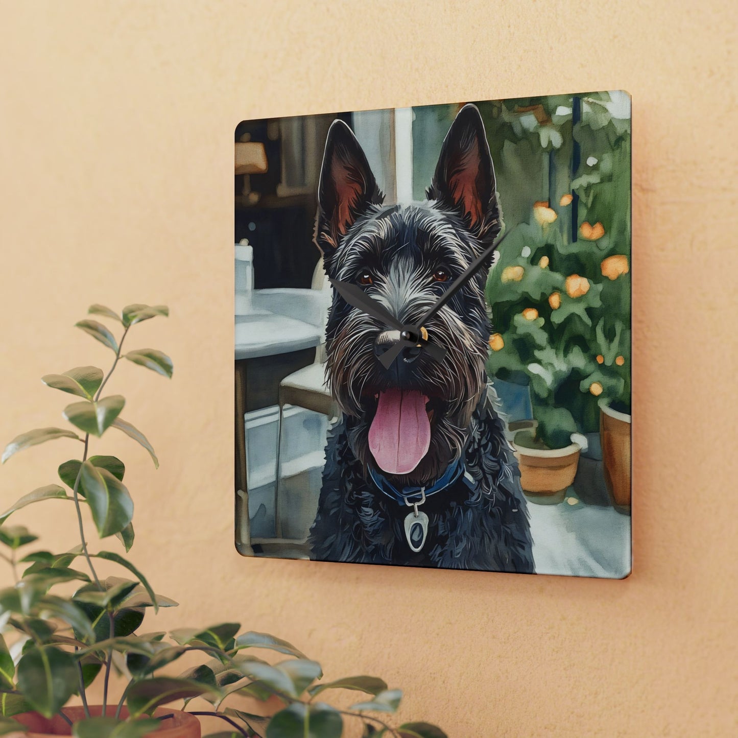 Bouvier des Flandres Wall Clock | Dog Lover Gift | Custom Dog Breed Home Décor