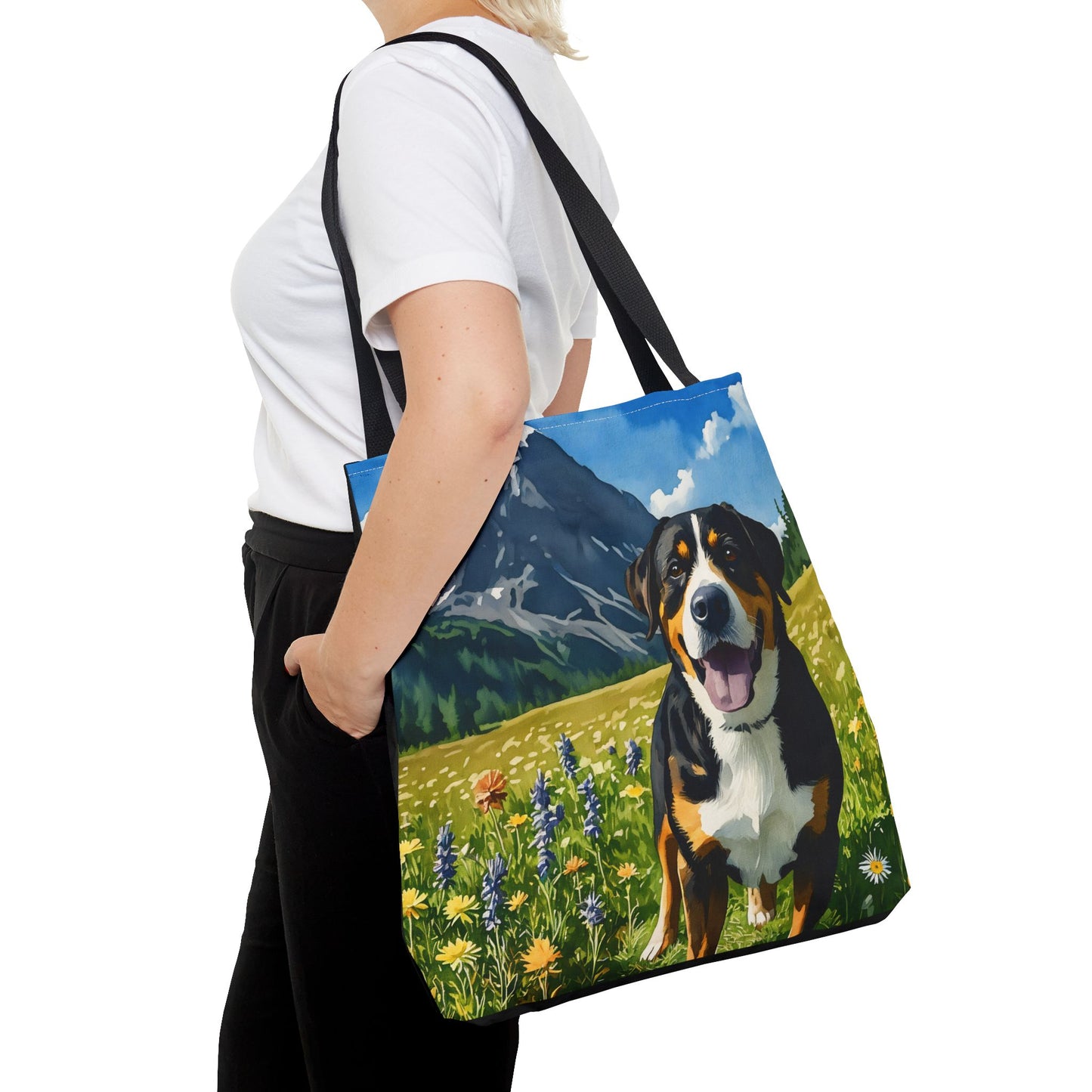 Greater Swiss Mountain Dog Tote Bag | Stylish Reusable Dog Lover Gift