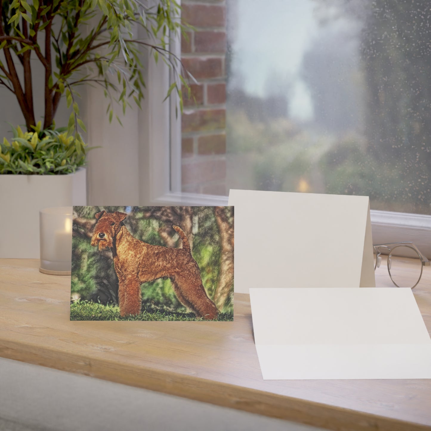 Lakeland Terrier Greeting Cards | 5x7 Terrier Dog Lover Cards | Sets of 10, 30, 50