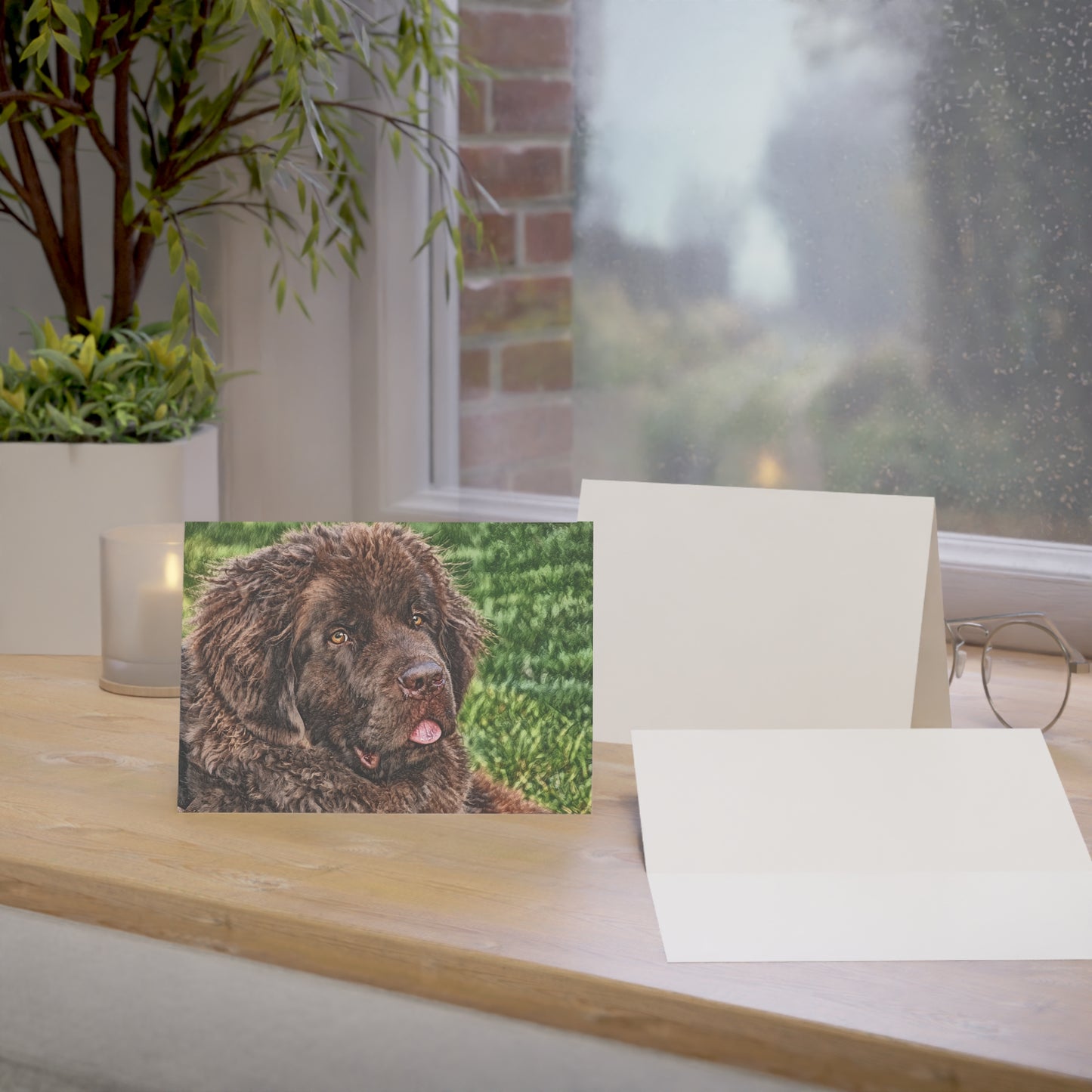 Newfoundland Greeting Cards – Gentle Giant Gift Set – Custom Newfoundland Photo Art
