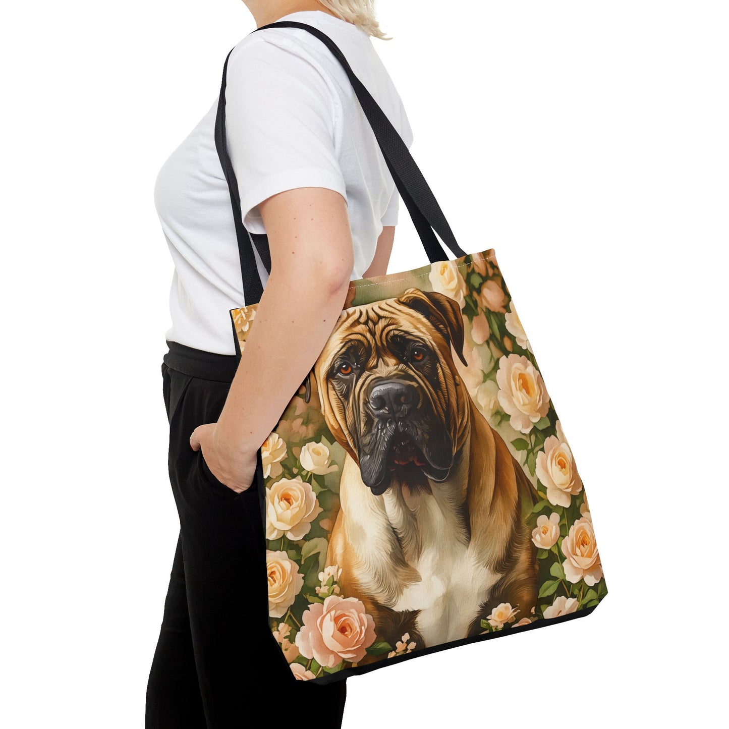 Presa Canario Tote Bag – Strong Dog Lover Gift – Watercolor Presa Canario Art