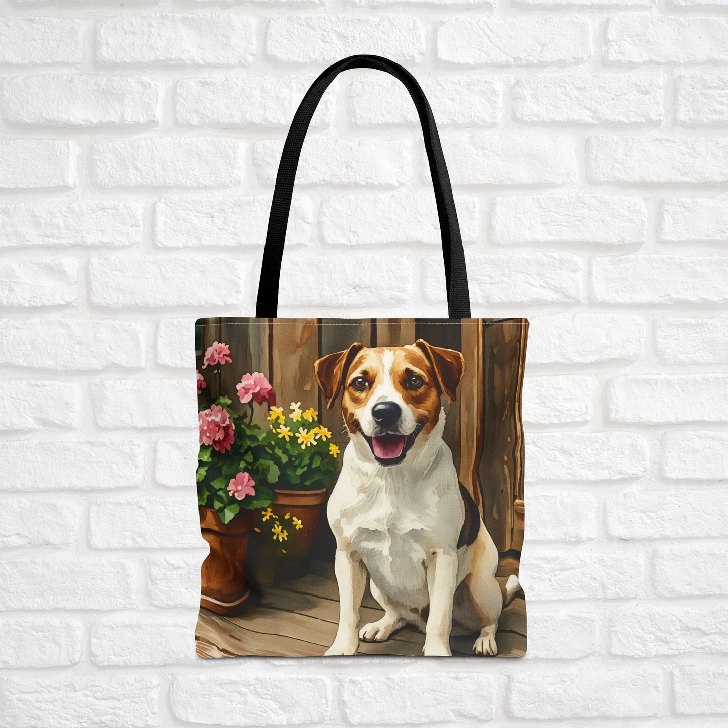 Watercolor Danish-Swedish Farmdog Tote Bag | Durable Dog Lover Gift