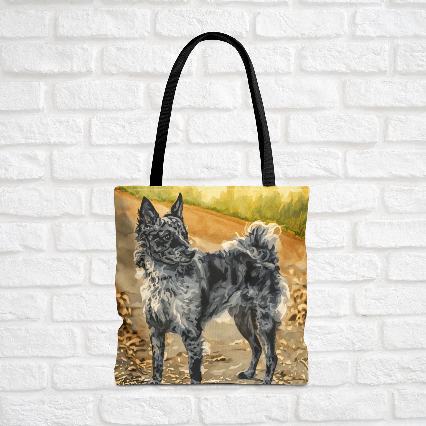 Mudi Tote Bag – Rare Herding Dog Gift – Watercolor Mudi Art