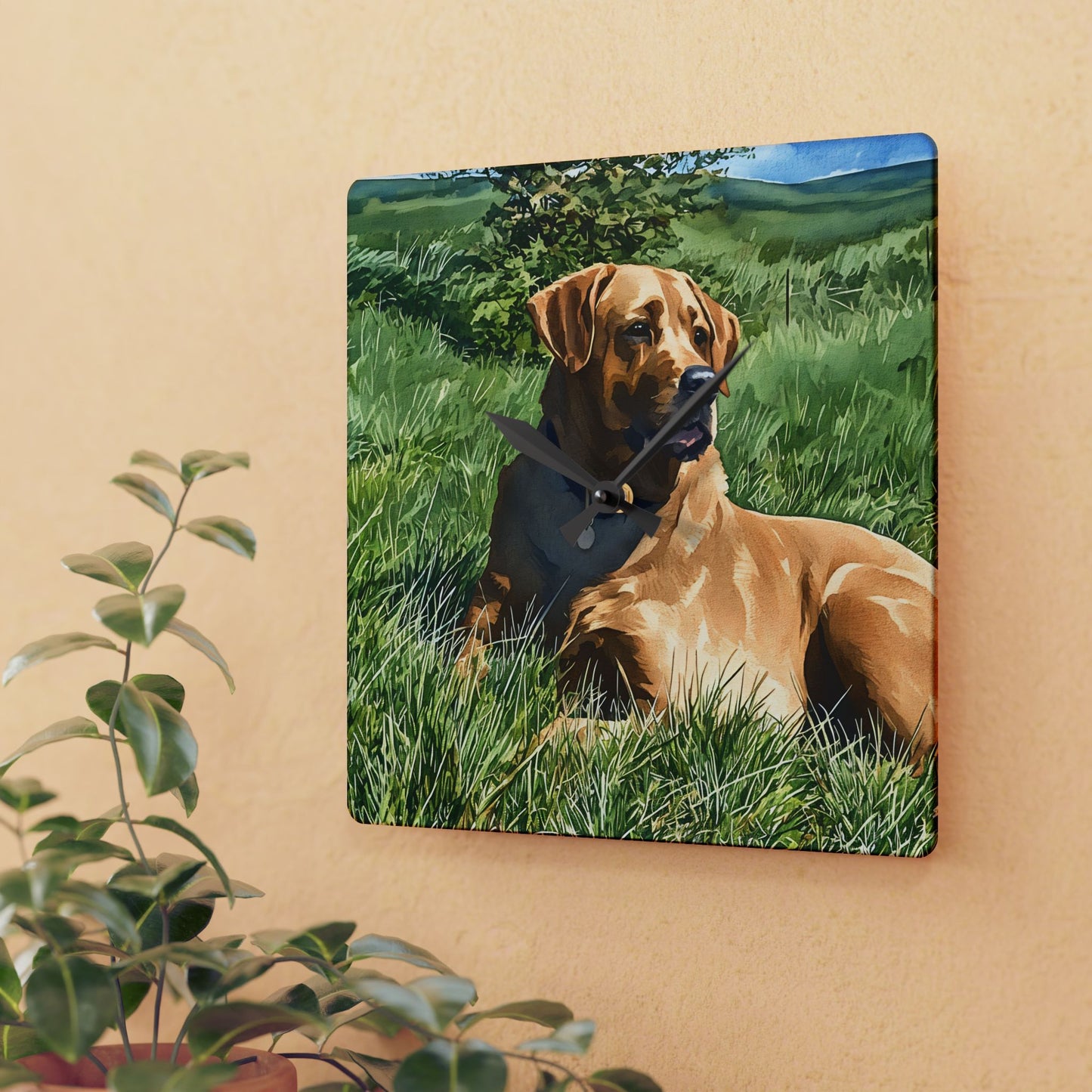 Broholmer Wall Clock | Dog Lover Gift | Unique Acrylic Dog Breed Clock