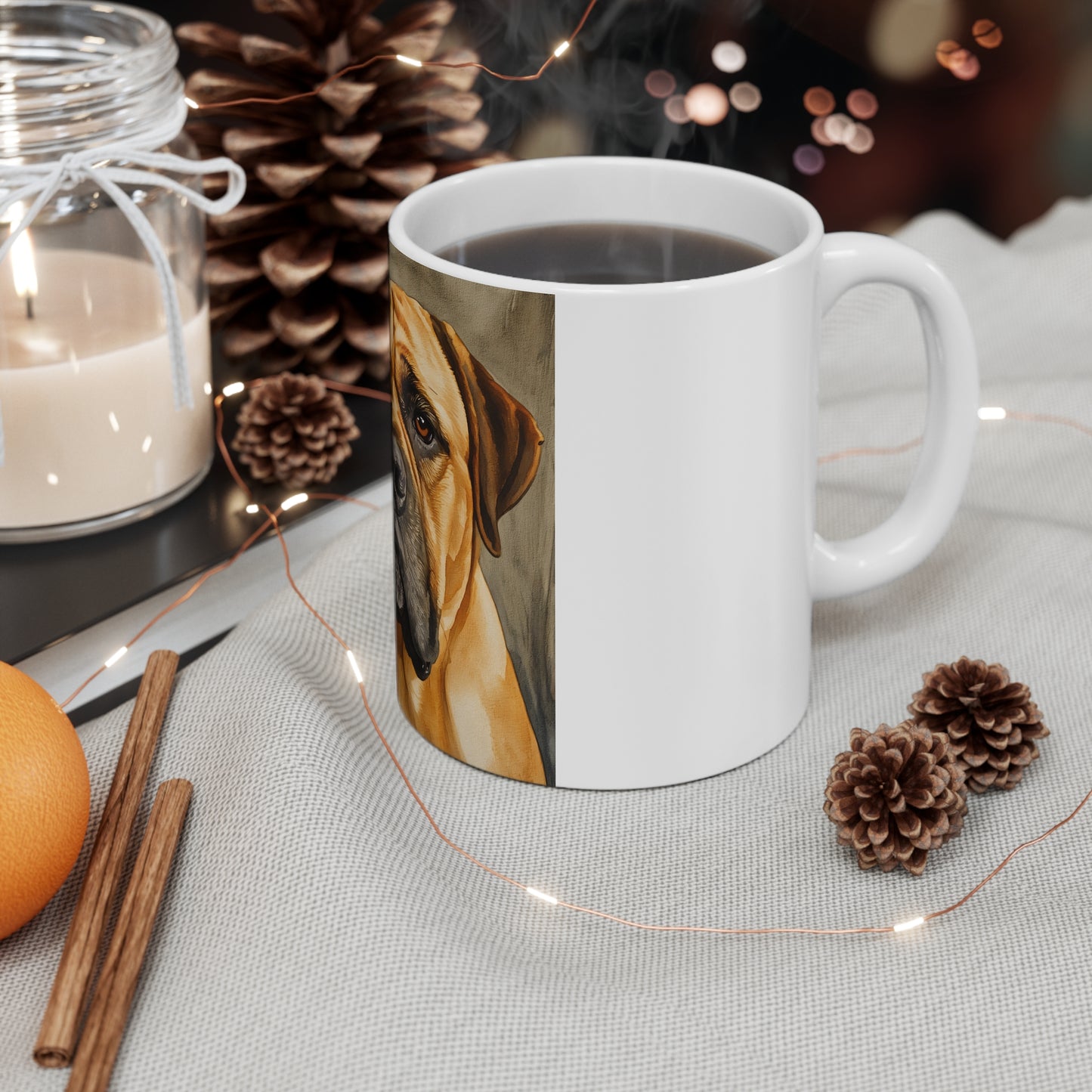 Boerboel Coffee Mug | Dog Lover Gift | Durable Ceramic Cup with Elegant Boerboel Art