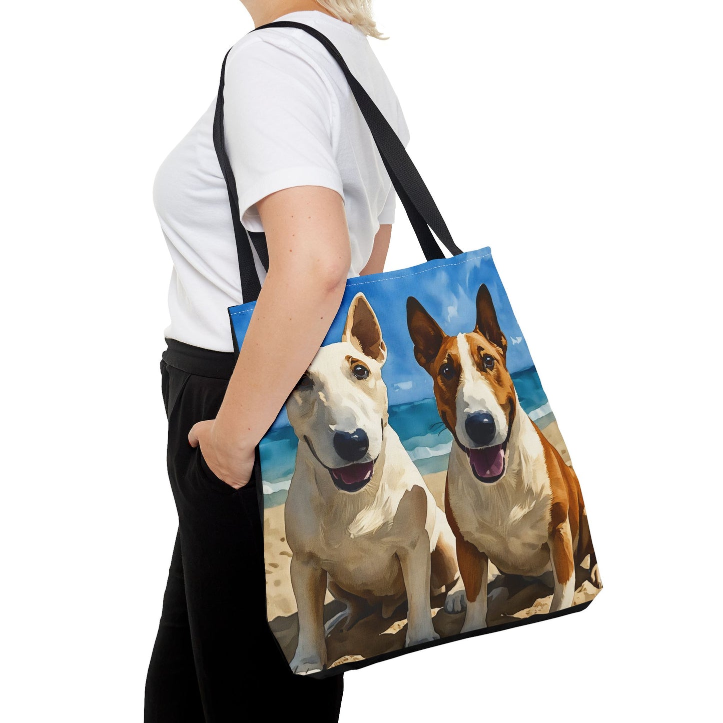 Bull Terrier Tote Bag | Dog Lover Gift | Durable Reusable Tote Bag