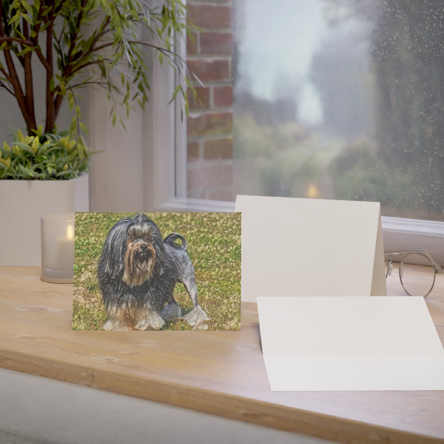 Löwchen Greeting Cards | 5x7 “Little Lion Dog” Note Cards | Sets of 10, 30, 50