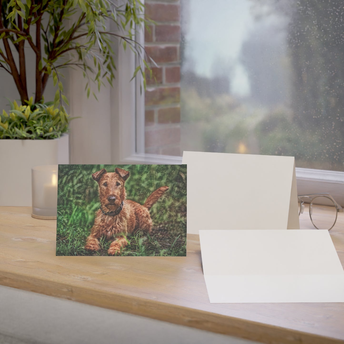 Irish Terrier Greeting Card Set – Bold & Loyal Dog Lover Cards (5"x7")
