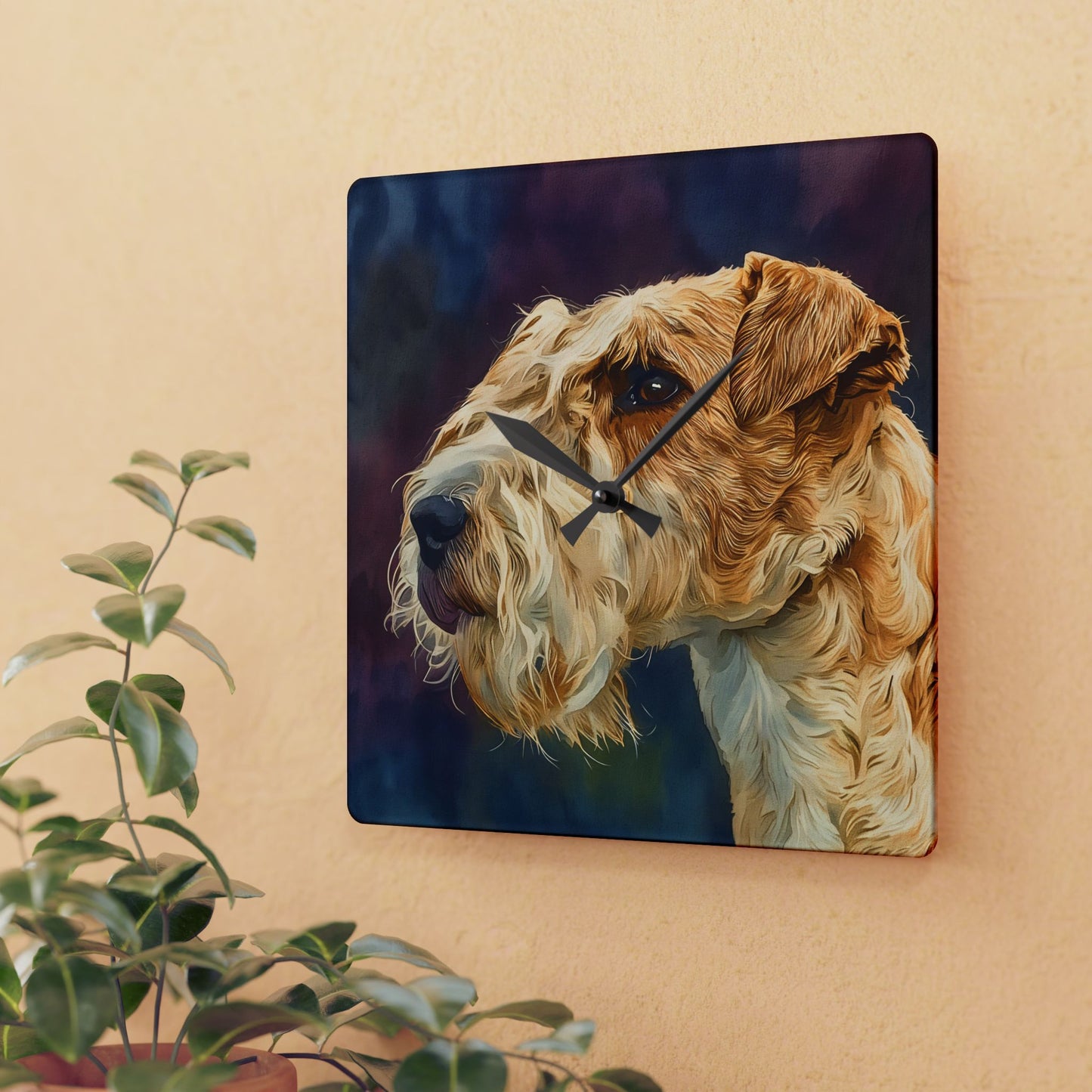 Lakeland Terrier Wall Clock | 10.75” Acrylic Terrier Dog Lover Gift