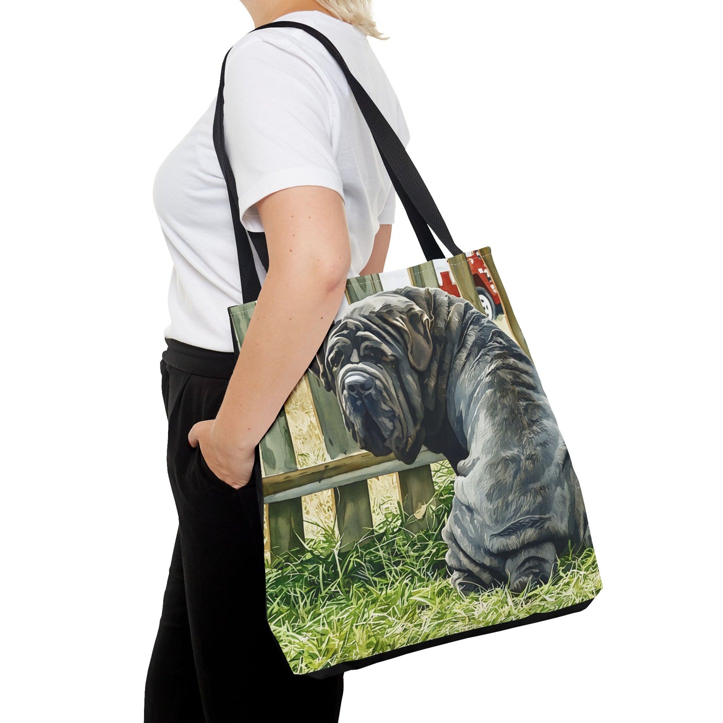 Neapolitan Mastiff Tote Bag – Majestic Dog Lover Gift – Watercolor Neapolitan Mastiff Art