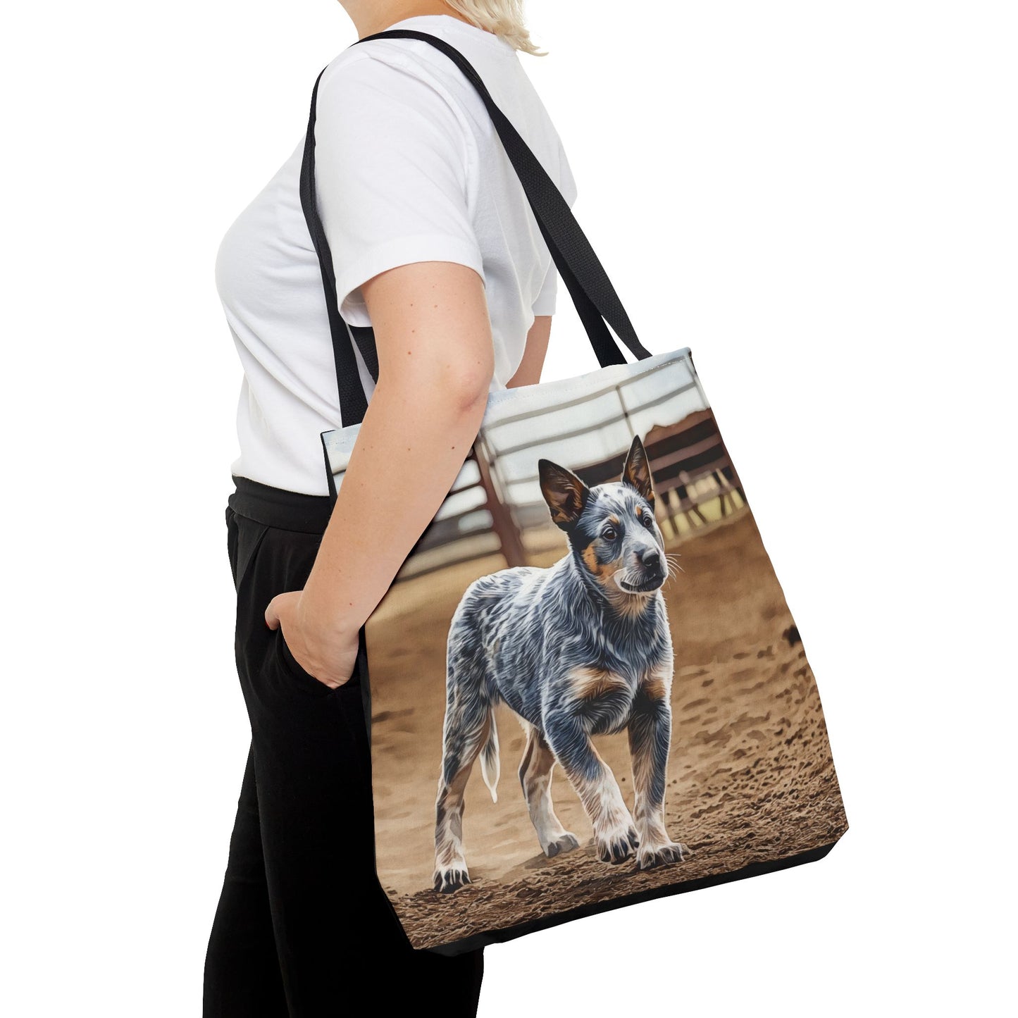 Australian Cattle Dog Tote Bag | Blue Heeler Red Heeler Gift | Durable Reusable Shopping Bag