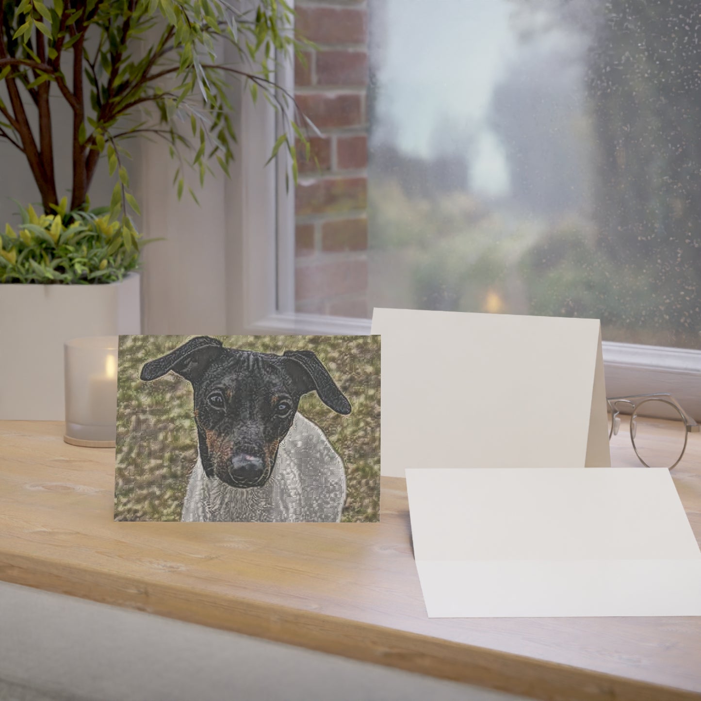 Japanese Terrier Greeting Card Set – Rare & Lively Dog Lover Cards (5"x7")