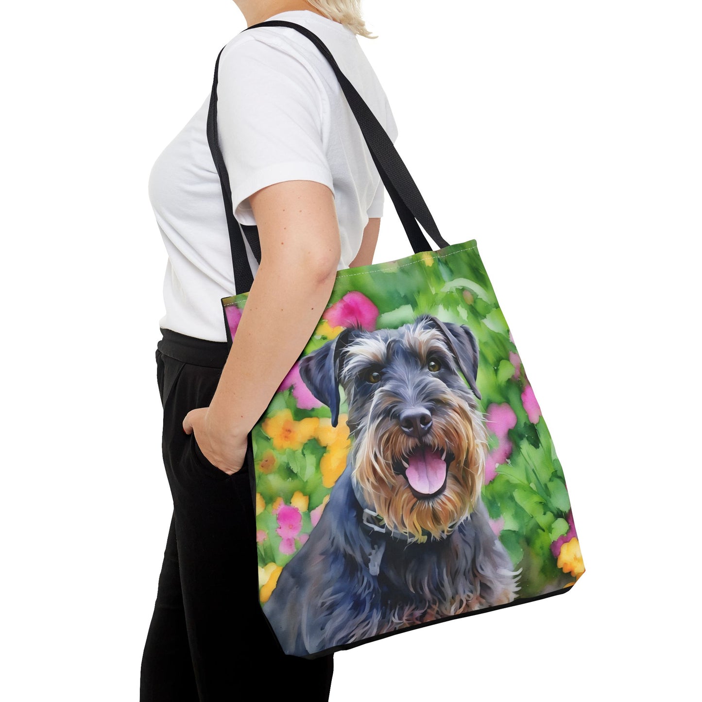 Standard Schnauzer Tote Bag – Watercolor Dog Lover Gift