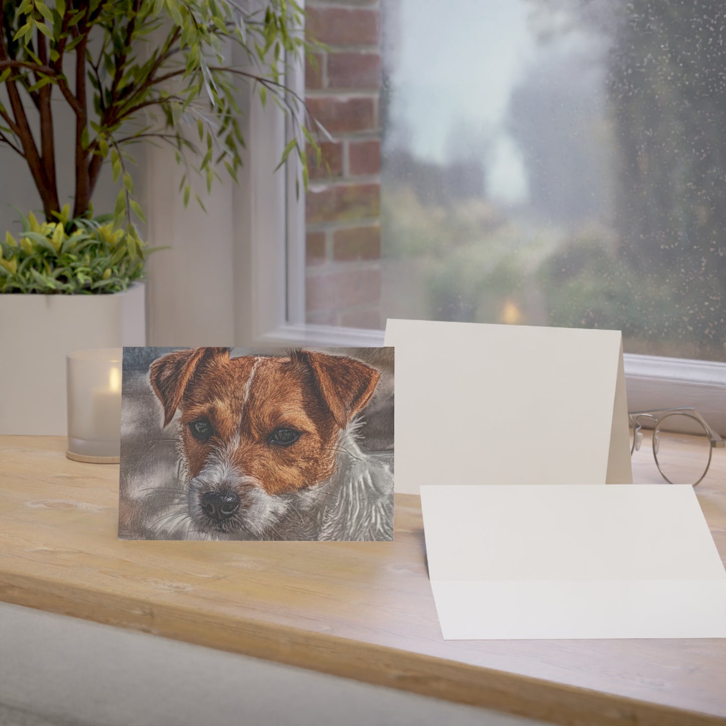 Jack Russell Terrier Greeting Card Set – Energetic & Loyal Dog Lover Cards (5"x7")
