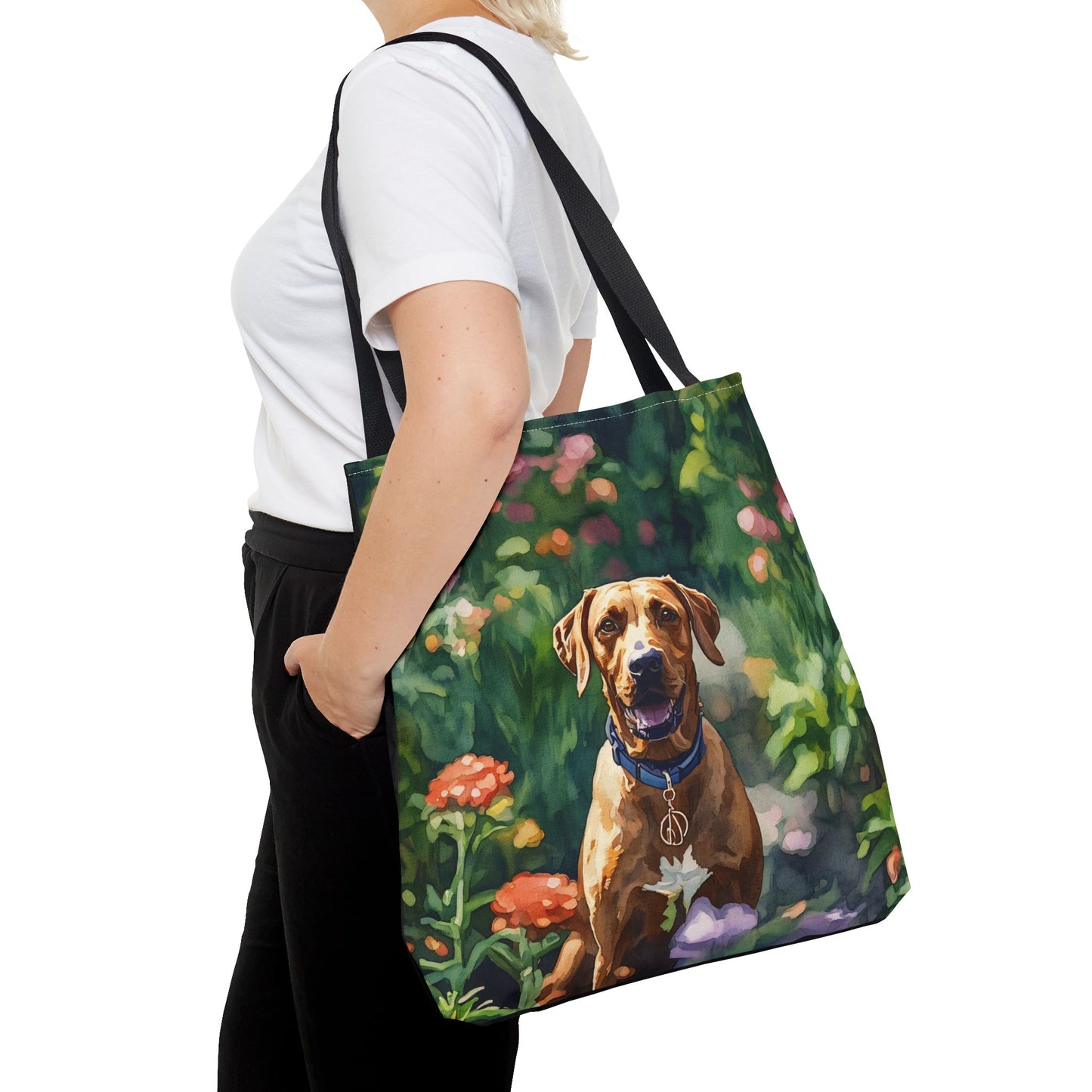 Rhodesian Ridgeback Tote Bag – Majestic Dog Lover Gift – Watercolor Ridgeback Art