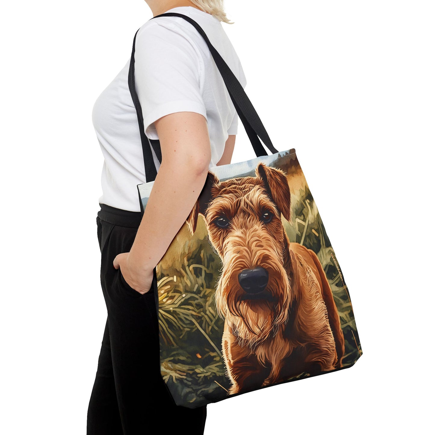 Airedale Terrier Tote Bag | King of Terriers Gift | Durable Reusable Bag