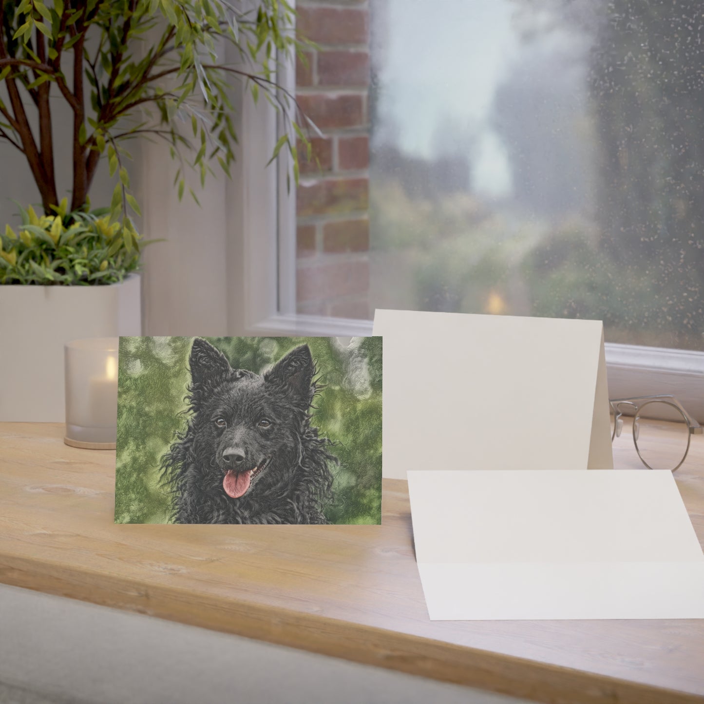 Croatian Sheepdog Greeting Cards – Set of 10/30/50 – 5″×7″ Blank Dog Lover Cards with Envelopes
