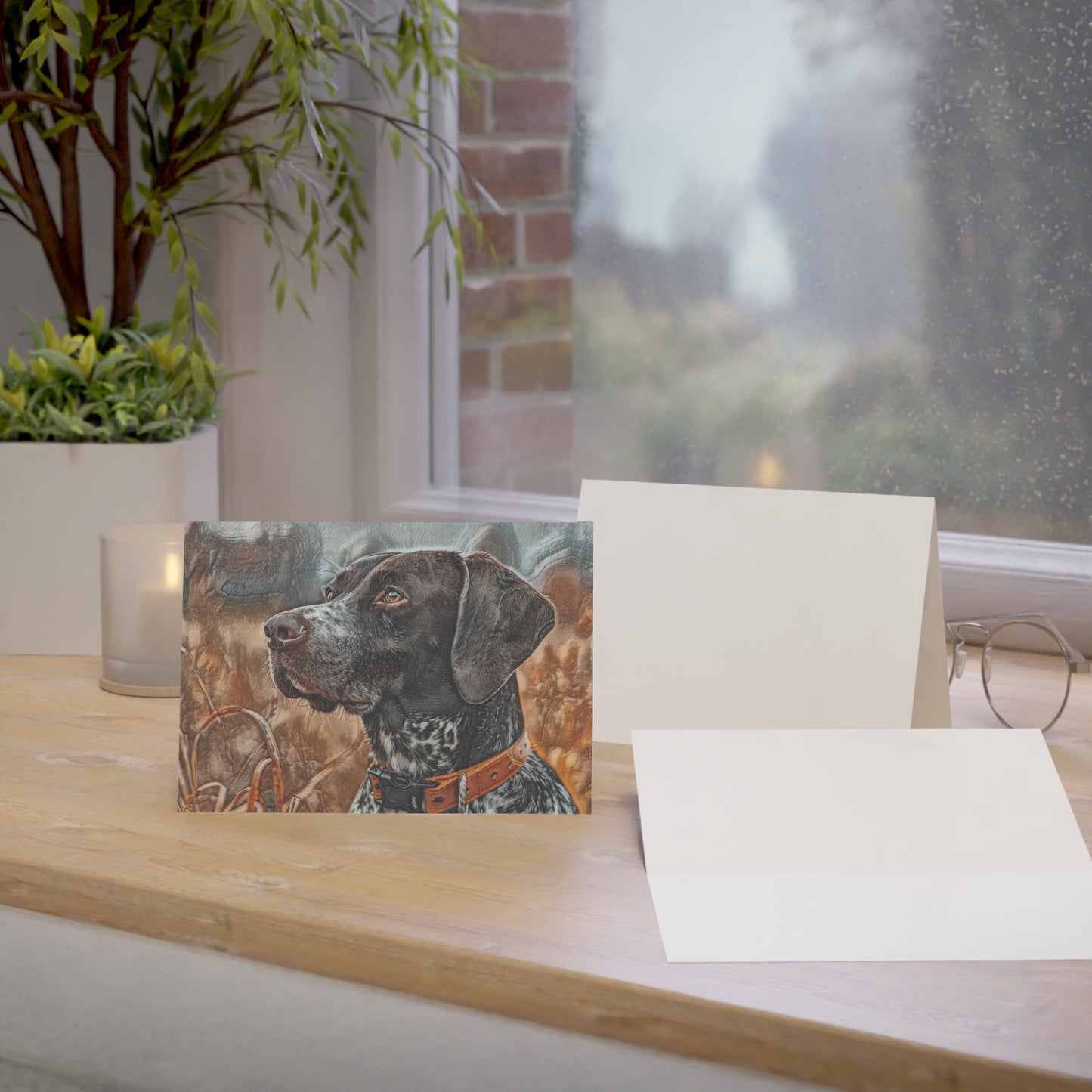 German Shorthaired Pointer Greeting Card Set – Dog Breed Art Note Cards