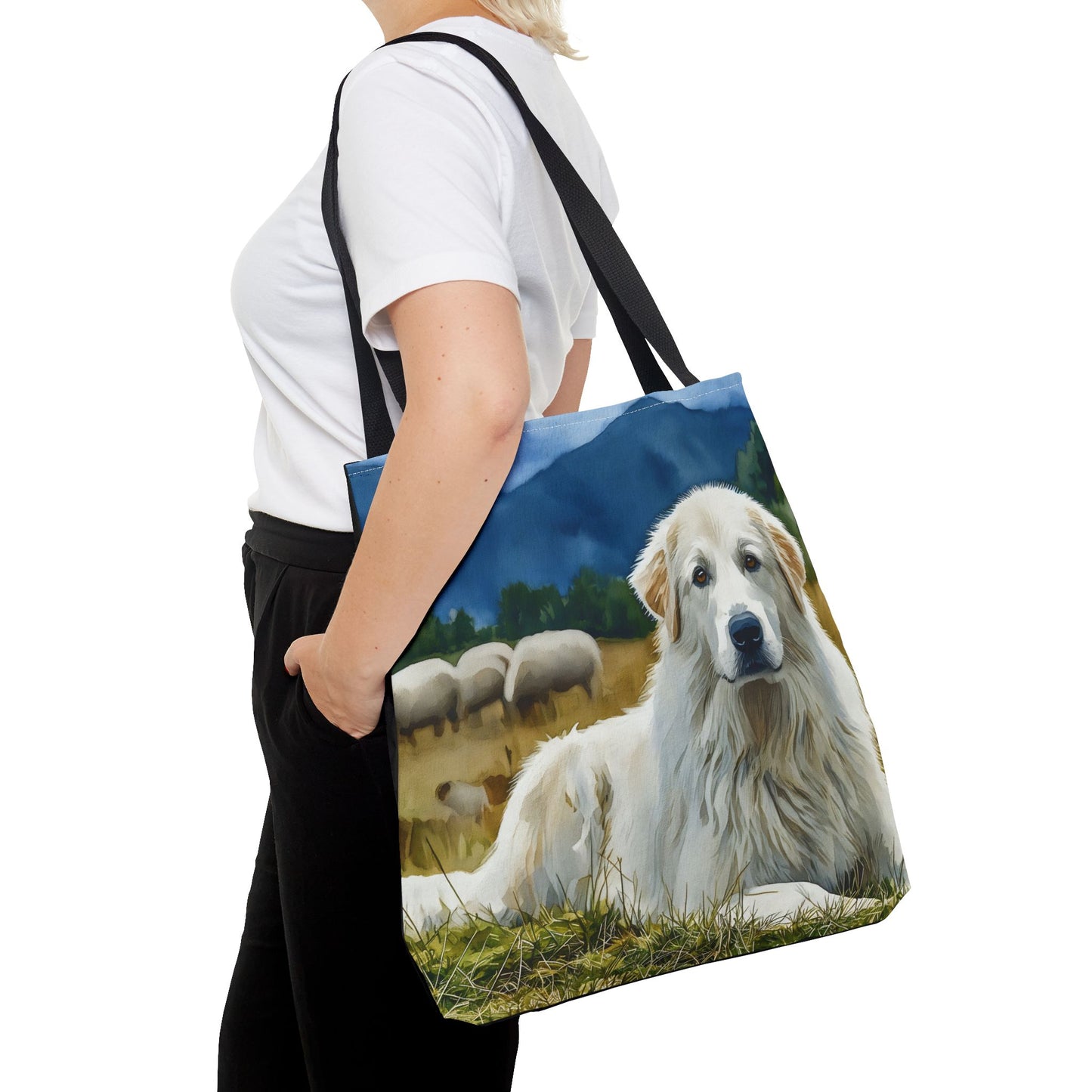 Maremma Sheepdog Tote Bag – Loyal Guardian Gift – Watercolor Maremma Art