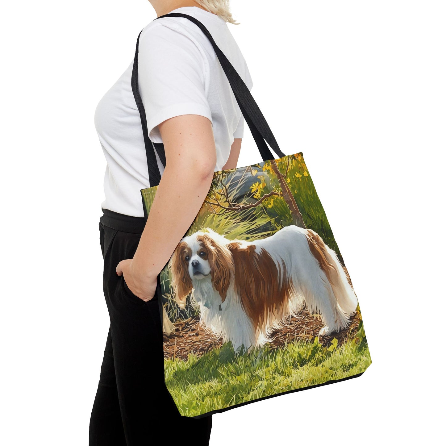 King Charles Spaniel Tote Bag | Cute Dog Lover Gift | Durable Bag