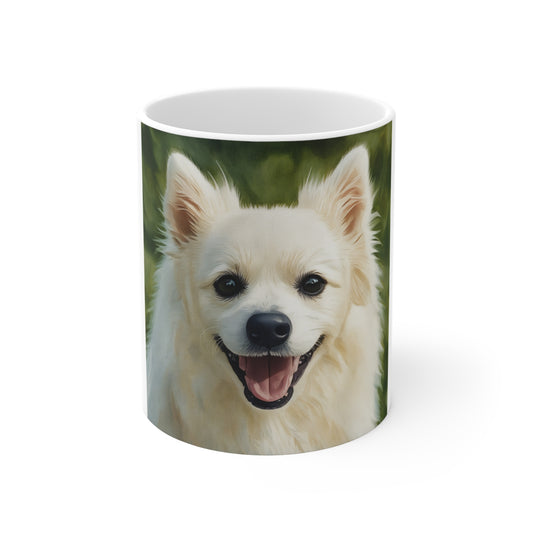 Volpino Italiano Coffee Mug – Rare Dog Lover Gift – Charming Dog Breed Art