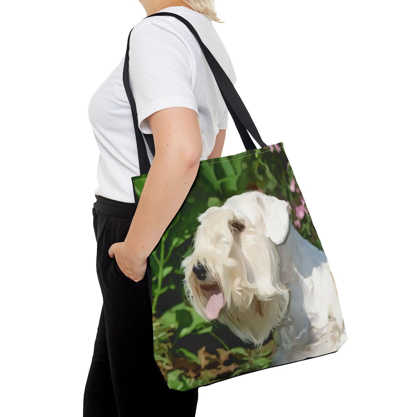 Sealyham Terrier Tote Bag – Charming Dog Lover Gift – Watercolor Sealyham Art