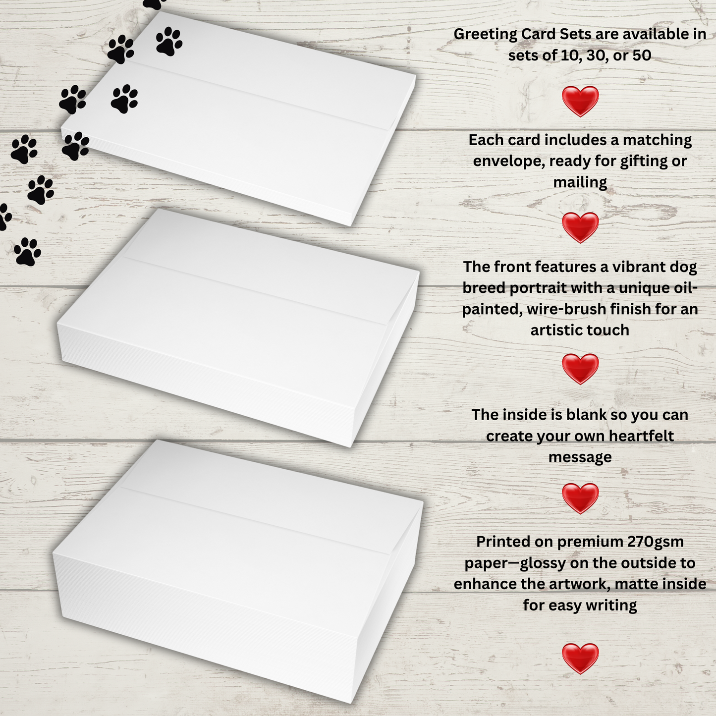 Boykin Spaniel Greeting Cards (Set of 10, 30, 50) | Dog Lover Stationery | Blank Inside