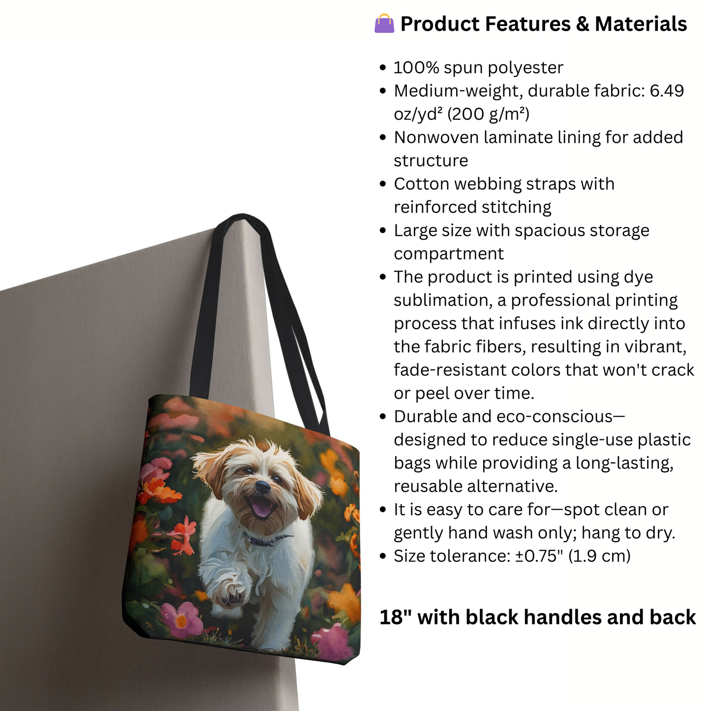 Havanese Tote Bag | Cute & Durable Reusable Dog Lover Gift