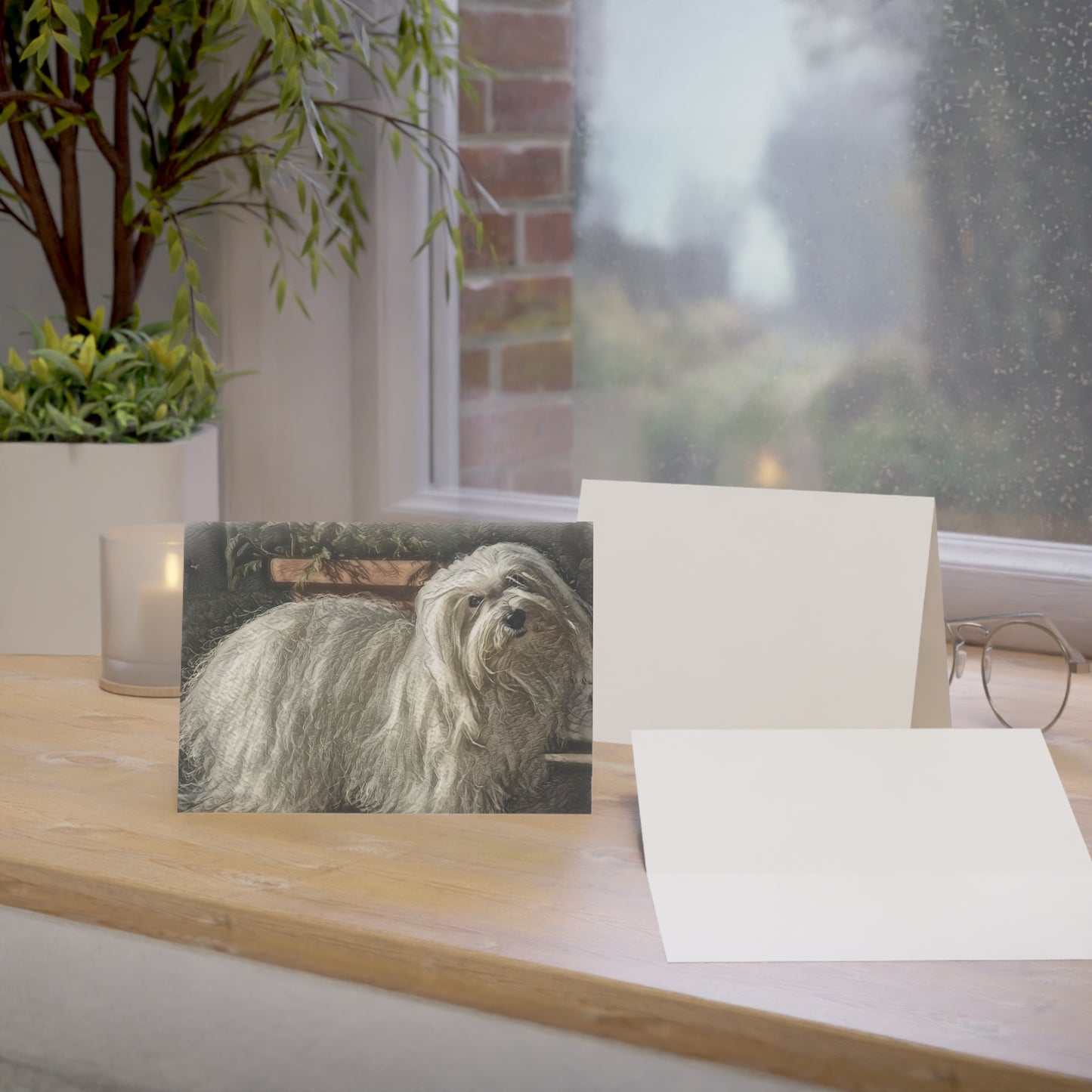 Coton de Tulear Greeting Cards – Adorable Watercolor Dog Art Note Card Set