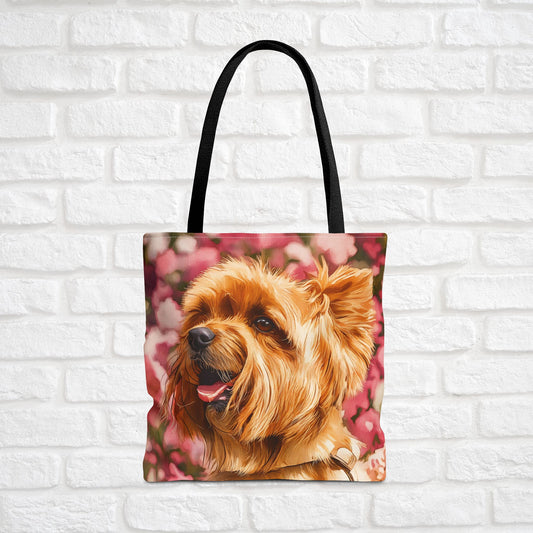 Silky Terrier Tote Bag – Cute Dog Lover Gift – Watercolor Silky Terrier Art