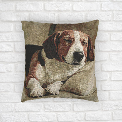 Drever Dog Woven Pillow | Chic Dog Lover Home Décor | Heirloom-Quality Tapestry Cushion
