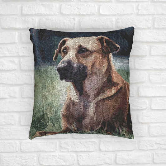 Chinook Woven Decorative Pillow – Dog Lover Home Décor Gift