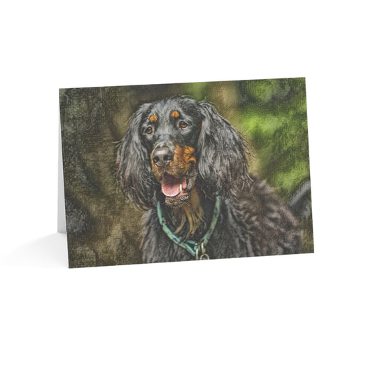 Gordon Setter Greeting Card Set – Dog Breed Art Note Cards