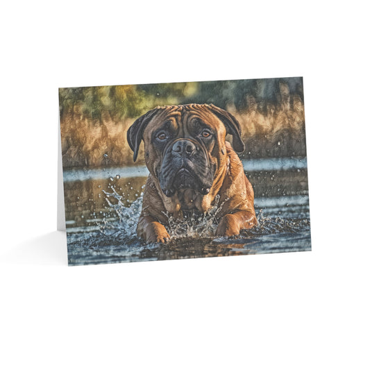 Bullmastiff Greeting Cards (Set of 10, 30, 50) | Dog Lover Stationery | Blank Inside