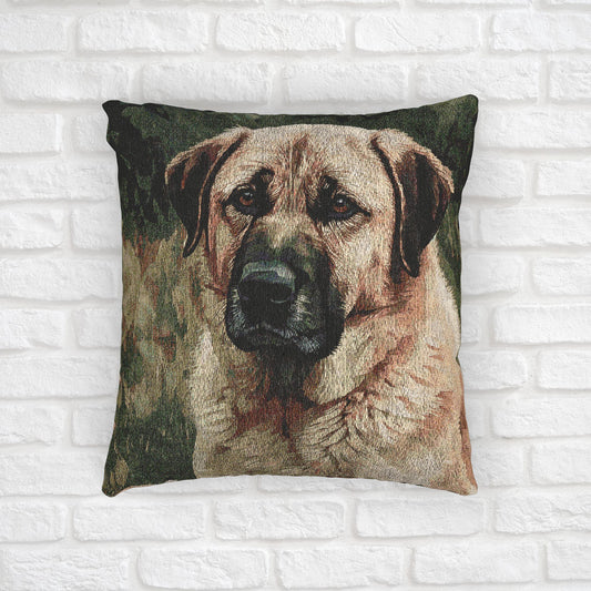 Anatolian Shepherd Dog Woven Pillow | Loyal Guardian Home Décor | Dog Lover Gift