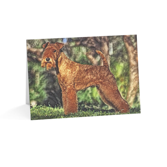 Lakeland Terrier Greeting Cards | 5x7 Terrier Dog Lover Cards | Sets of 10, 30, 50