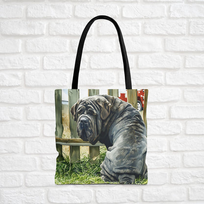 Neapolitan Mastiff Tote Bag – Majestic Dog Lover Gift – Watercolor Neapolitan Mastiff Art