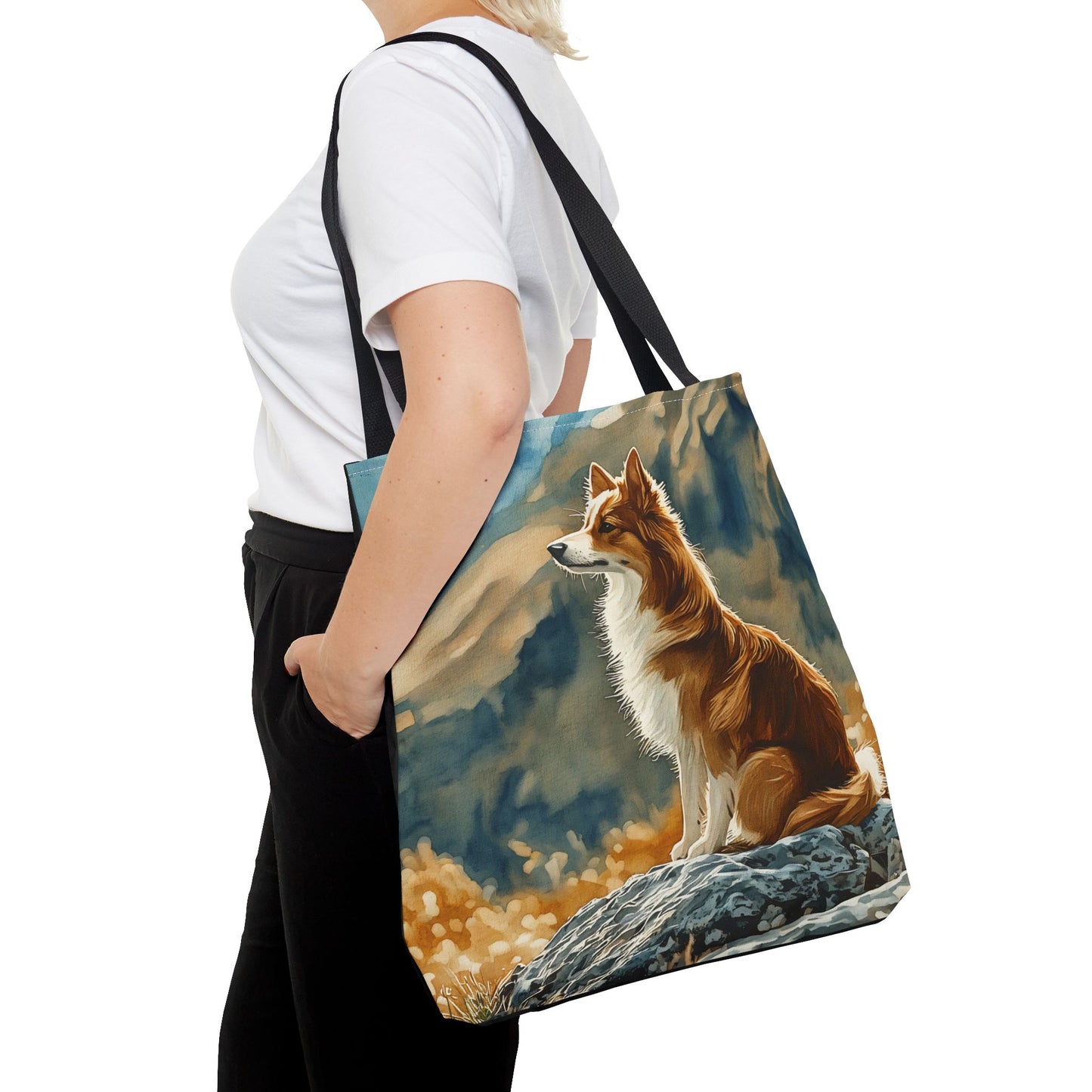 Icelandic Sheepdog Tote Bag | Nordic Reusable Dog Lover Gift