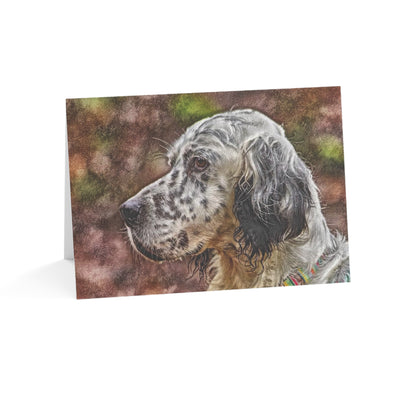 English Setter Greeting Card Set – Dog Breed Art Note Cards